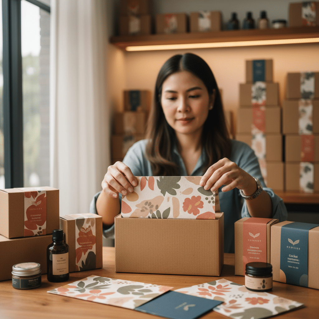 อัปเกรดแบรนด์ SME ด้วย 'กล่องสวม' ต้นทุนต่ำแต่ดูแพง - sleeve-box-packaging-branding-sme