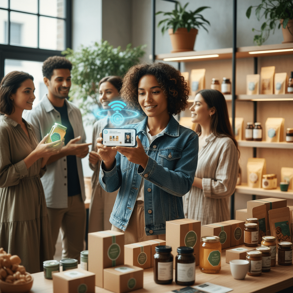 แพคเกจจิ้งอัจฉริยะ: ส่องเทรนด์ AR/NFC บนฉลากสินค้าปี 2026 - smart-packaging-ar-nfc-labels