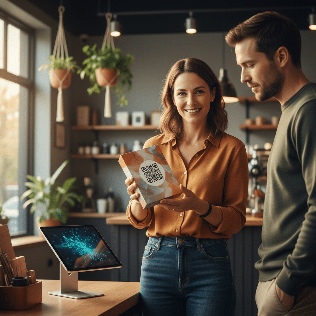 เทรนด์แพคเกจจิ้ง 2026: สติ๊กเกอร์ QR Code พลิกโฉมธุรกิจ - smart-packaging-qr-code-trend-2026