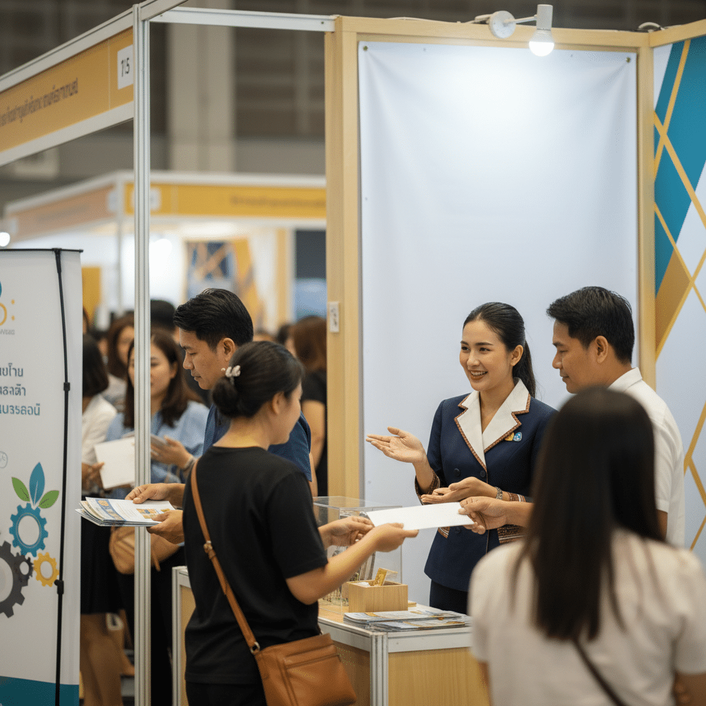 ออกบูธให้ปัง! 5 สื่อสิ่งพิมพ์ที่ SME ต้องมีดึงดูดลูกค้า - sme-event-printing-essentials-thailand