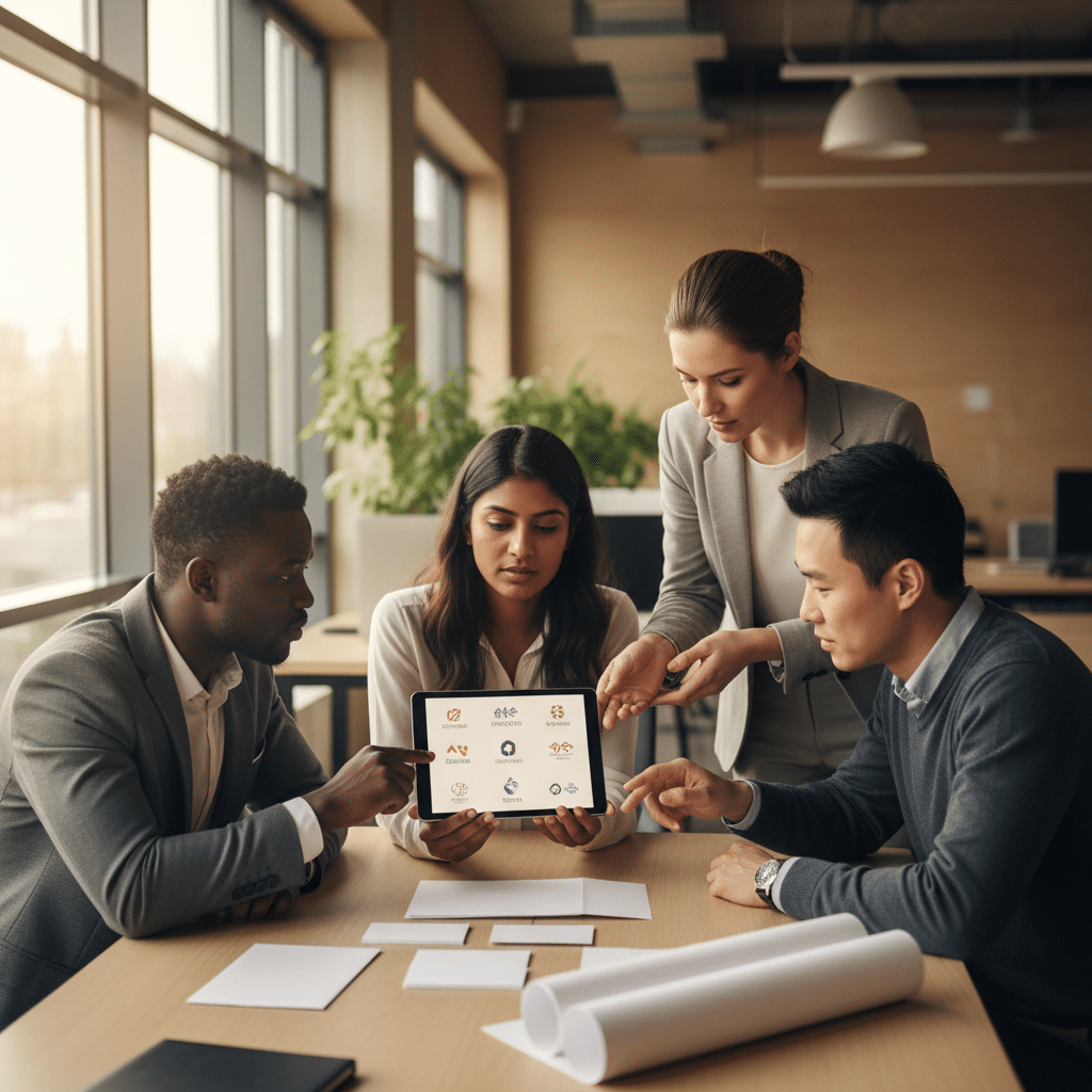 โลโก้ที่ดี ไม่ใช่แค่สวย! 5 องค์ประกอบที่ SME ต้องรู้ - sme-logo-design-essentials-guide