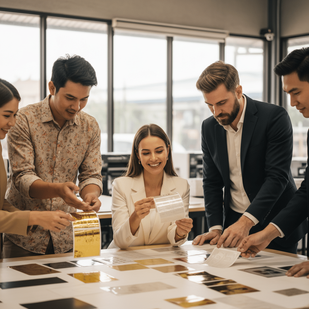 อัปเกรดแบรนด์! 5 เทคนิคพิมพ์พิเศษสำหรับฉลากสินค้า SME - special-print-finishes-sme-labels