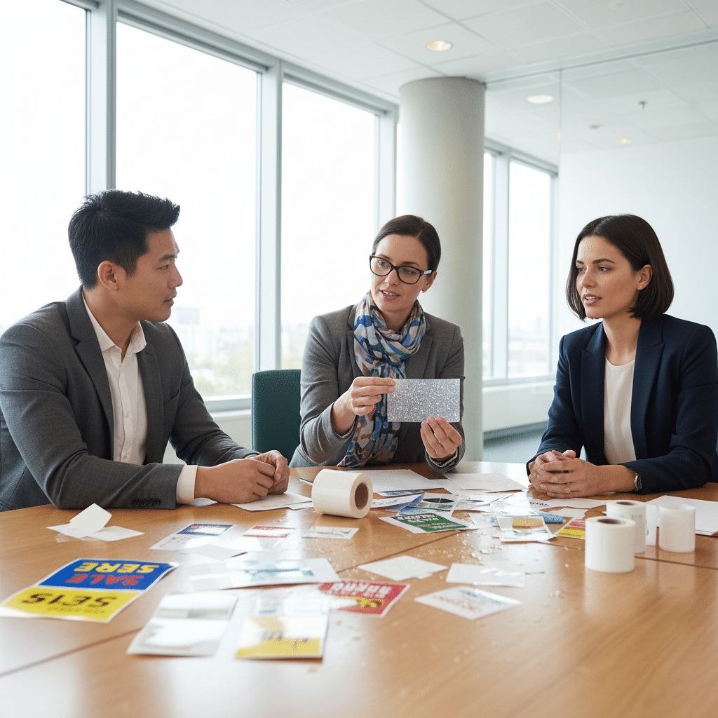 สติ๊กเกอร์ PP, PVC, กระดาษ ต่างกันยังไง? เลือกให้ถูกกับงาน - sticker-material-comparison-pp-pvc-paper