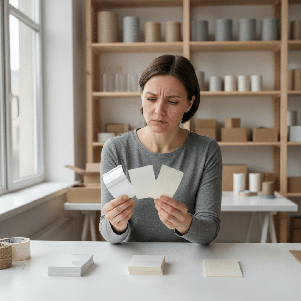 สติ๊กเกอร์ PP vs PVC vs กระดาษ: SME ควรเลือกแบบไหนดี? - sticker-material-comparison-pp-pvc