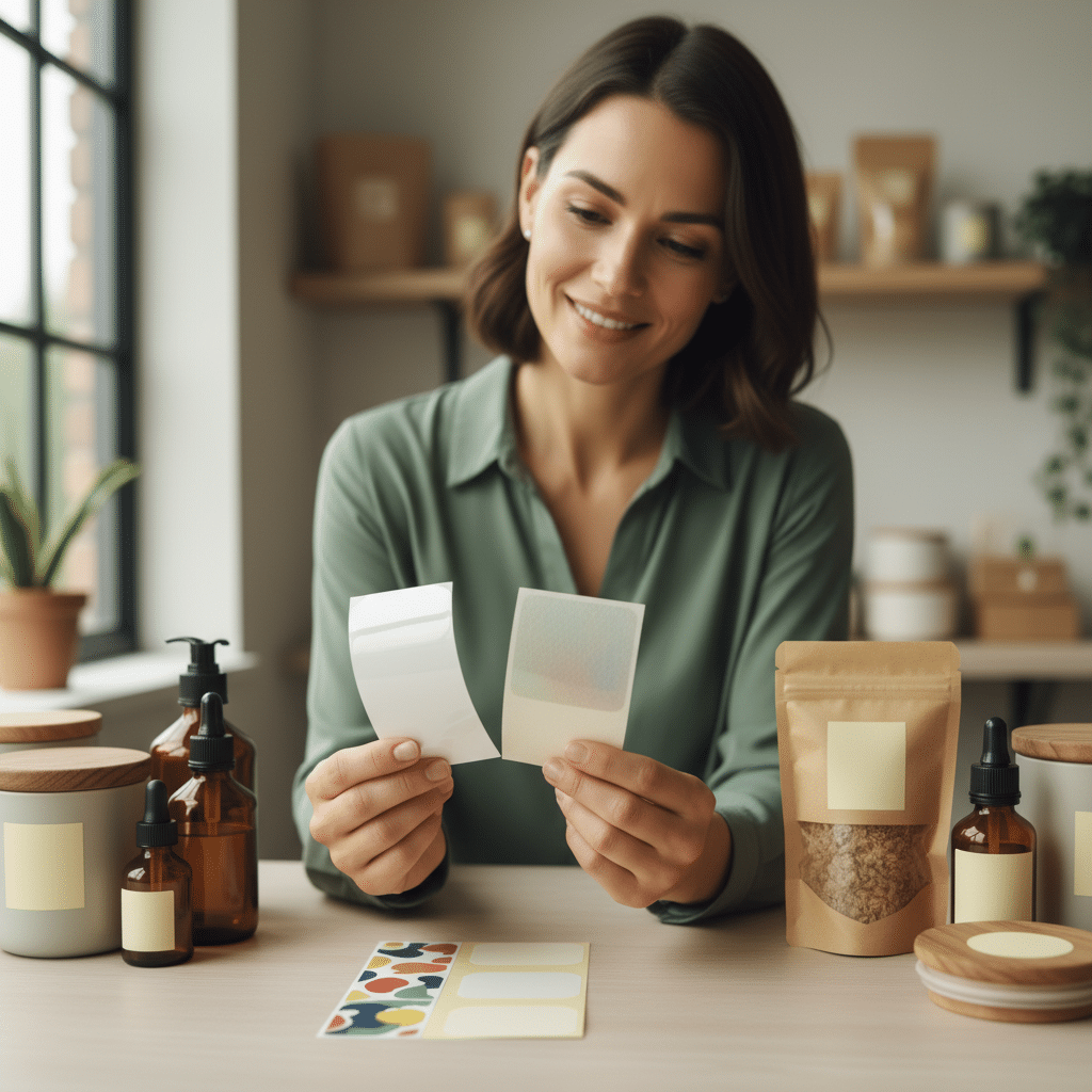 สติ๊กเกอร์ PP vs PVC vs กระดาษ เลือกแบบไหนให้เหมาะกับแบรนด์ - sticker-material-guide-for-sme