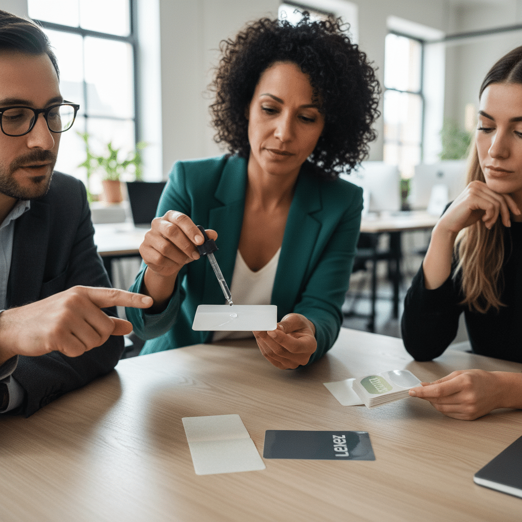 สติ๊กเกอร์ PP vs PVC vs กระดาษ: เลือกแบบไหนให้ปัง? - sticker-material-guide-pp-pvc