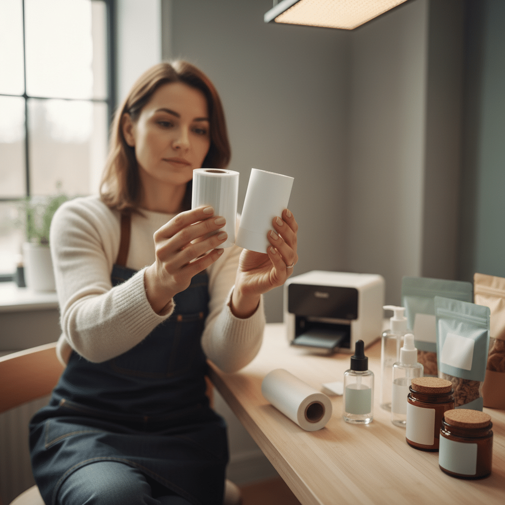 PP, PVC, กระดาษ: คู่มือเลือกวัสดุสติ๊กเกอร์ให้เหมาะกับสินค้า - sticker-material-guide-pp-pvc