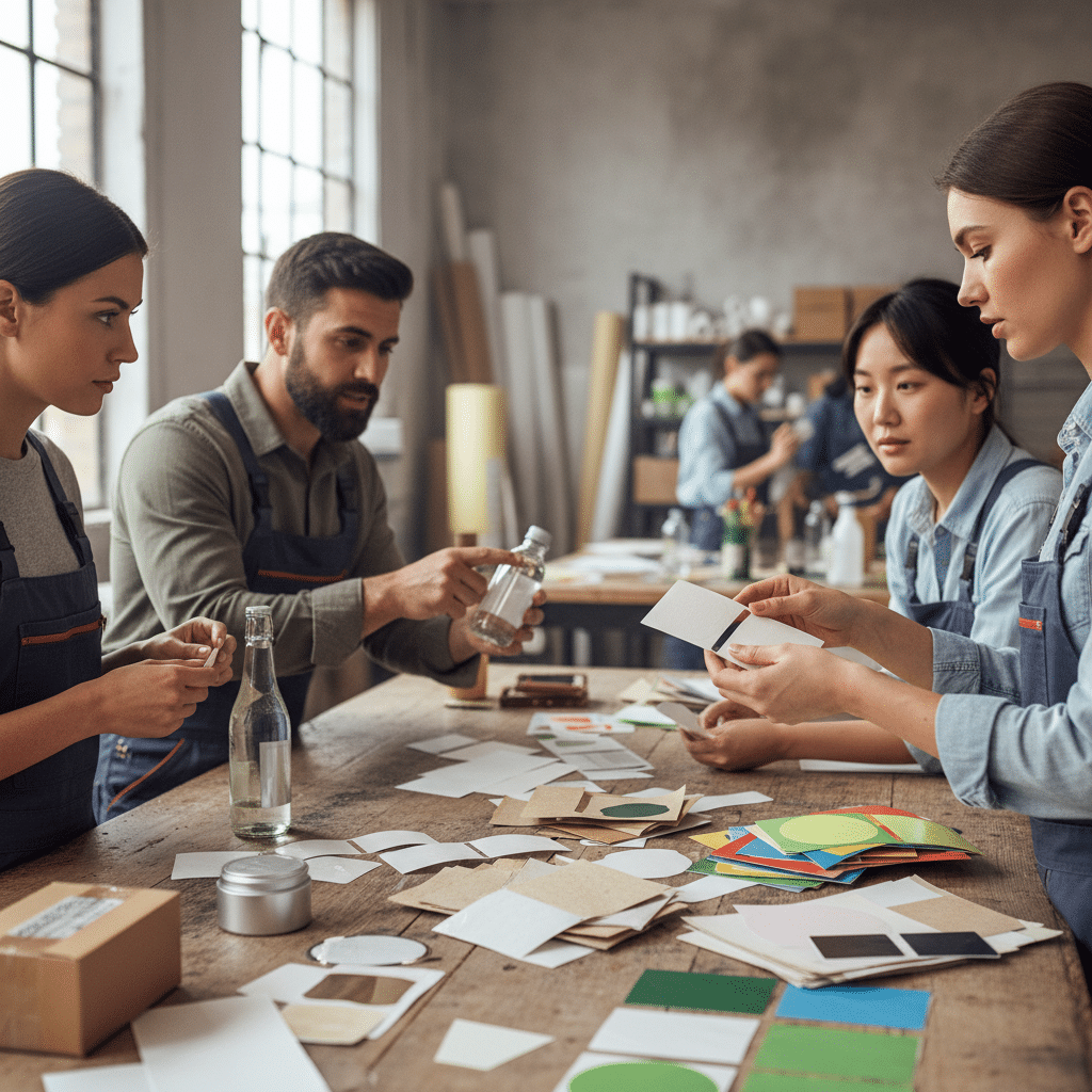 เลือกสติ๊กเกอร์ฉลากสินค้า: PP, PVC, กระดาษ ต่างกันยังไง? - sticker-material-guide-pp-pvc-paper