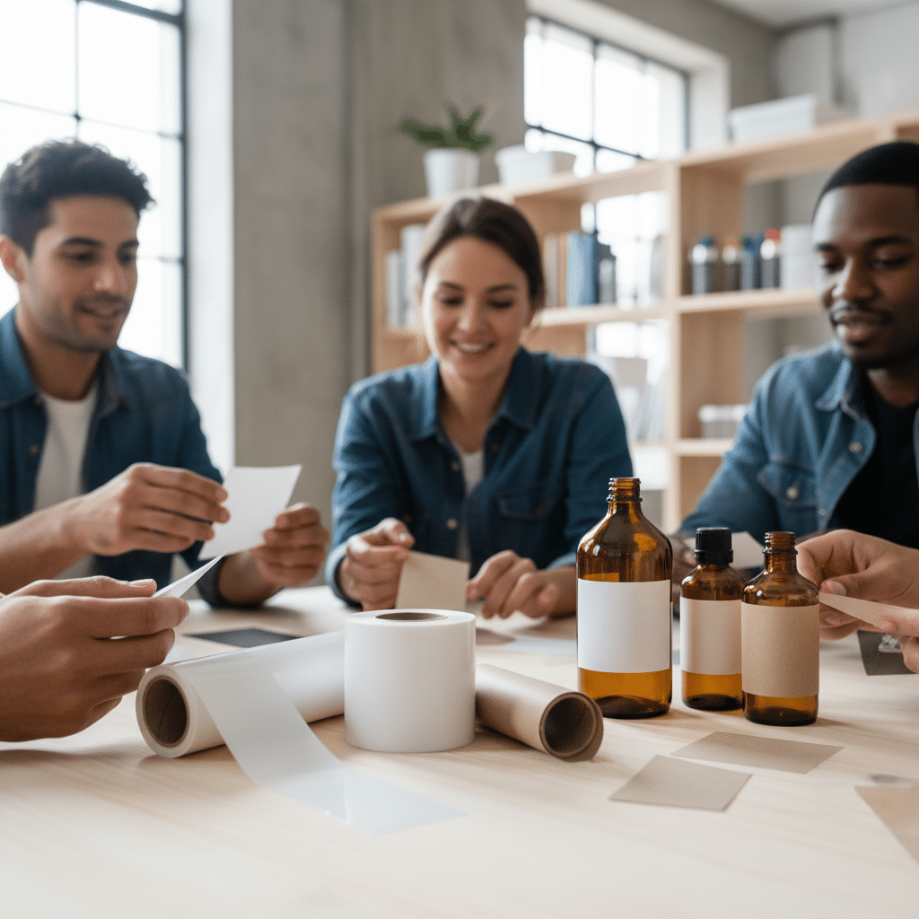 สติ๊กเกอร์ PP, PVC, กระดาษ: เลือกแบบไหนให้เหมาะกับแบรนด์? - sticker-material-guide-pp-pvc-paper