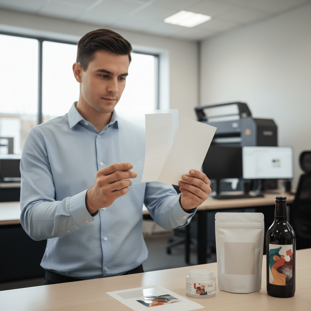 ไขข้อข้องใจ: สติ๊กเกอร์ PP, PVC, กระดาษ เลือกให้เหมาะกับงาน - sticker-material-guide-pp-pvc-paper