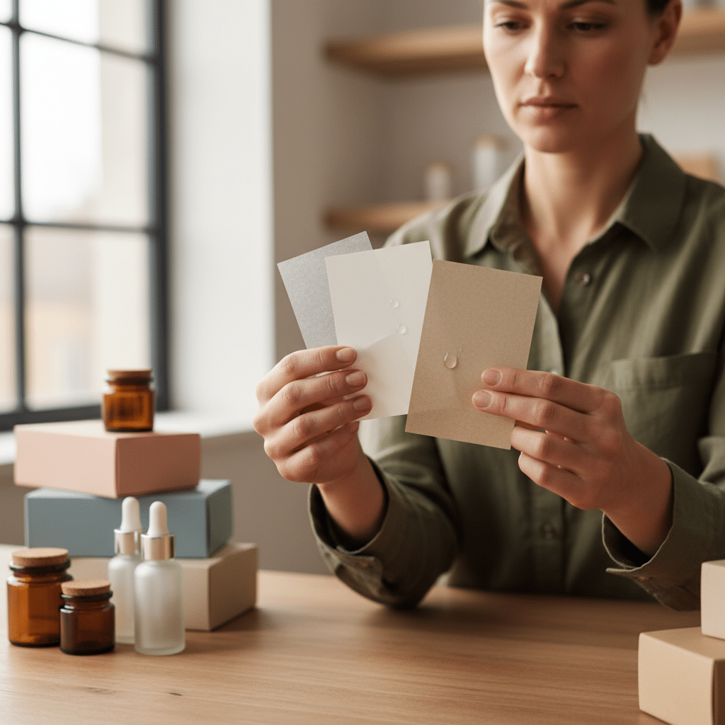 สติ๊กเกอร์ PP, PVC, กระดาษ เลือกแบบไหนเหมาะกับแบรนด์คุณ? - sticker-material-guide-sme-product