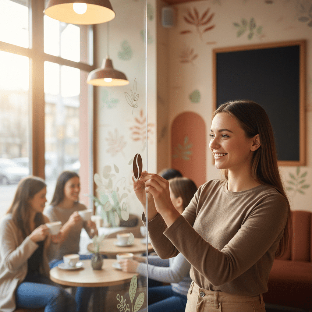 เปลี่ยนร้านใน 1 วัน! 5 ไอเดียสติ๊กเกอร์แต่งร้านสุดคุ้ม - sticker-shop-decoration-ideas-sme