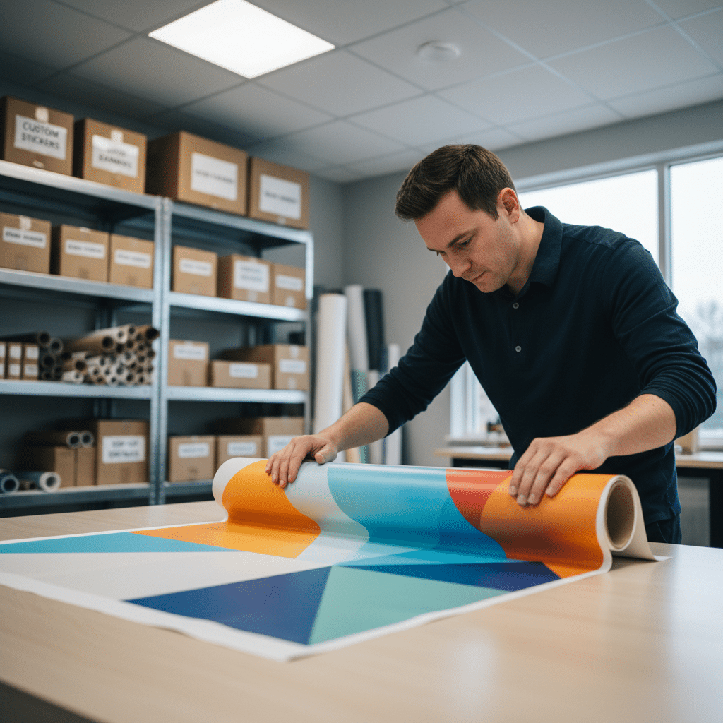 ป้ายไวนิล-สติ๊กเกอร์เก่าเก็บยังไง? 5 ทริคยืดอายุงานพิมพ์ - store-print-materials-guide