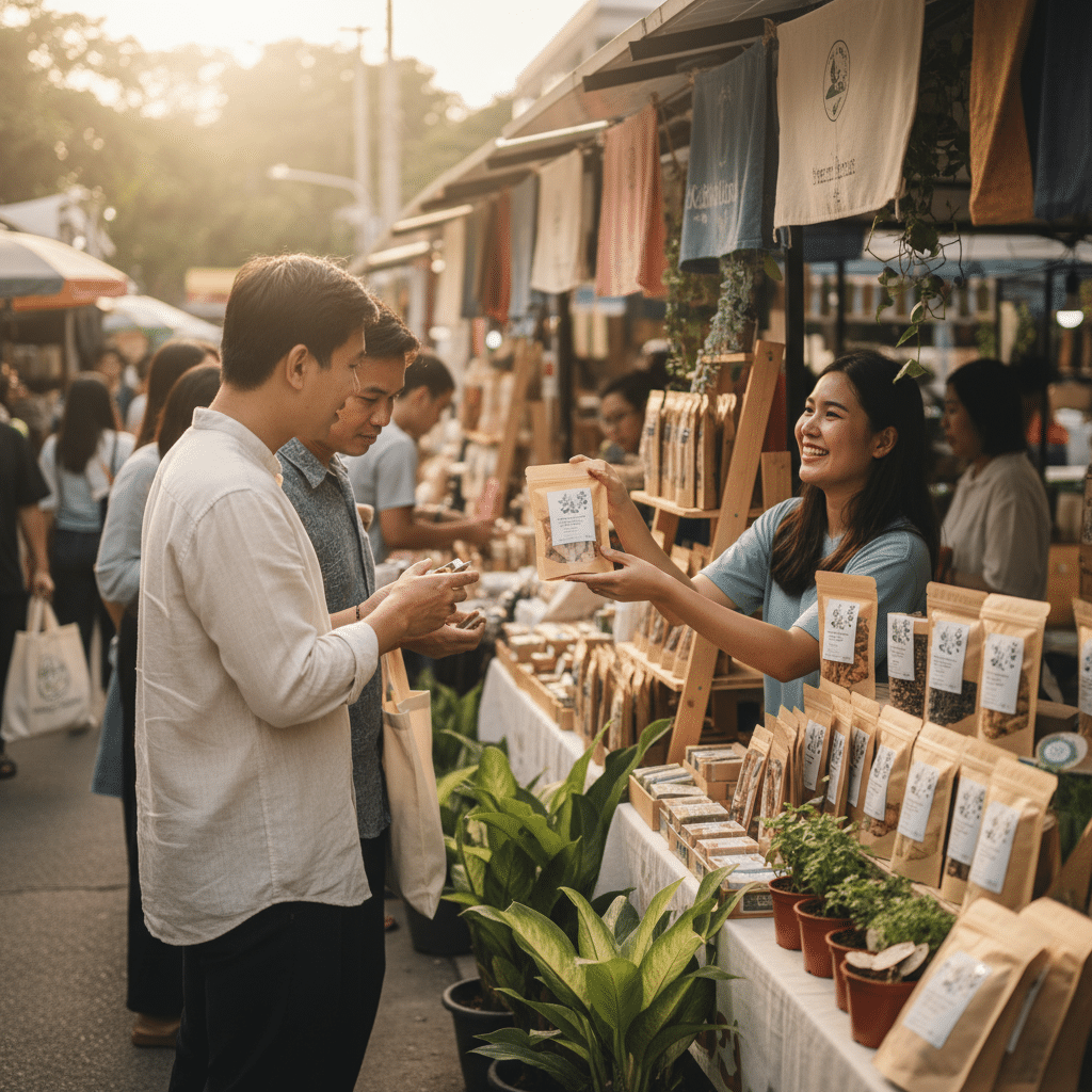 เทรนด์รักษ์โลก 2026: พลิกโฉม Packaging เพื่อแบรนด์ SME - sustainable-packaging-sme-trend