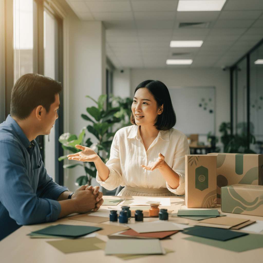 เทรนด์พิมพ์รักษ์โลก 2026: SME ปรับแบรนด์ยังไงให้รอด - sustainable-printing-trends-sme-2026