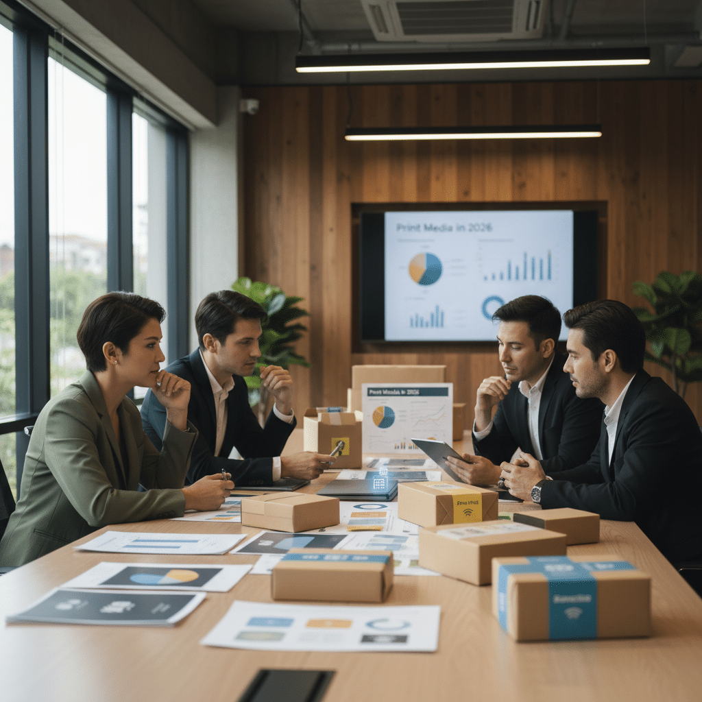 วิเคราะห์ตลาดสื่อสิ่งพิมพ์ 2569 SME ควรลงทุนอะไรให้คุ้ม? - thai-print-market-analysis-2026