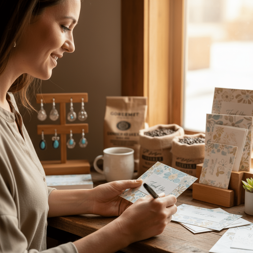 การ์ดขอบคุณ: อาวุธลับ SME เพิ่มยอดซื้อซ้ำ สร้างแบรนด์ - thank-you-card-customer-loyalty-sme