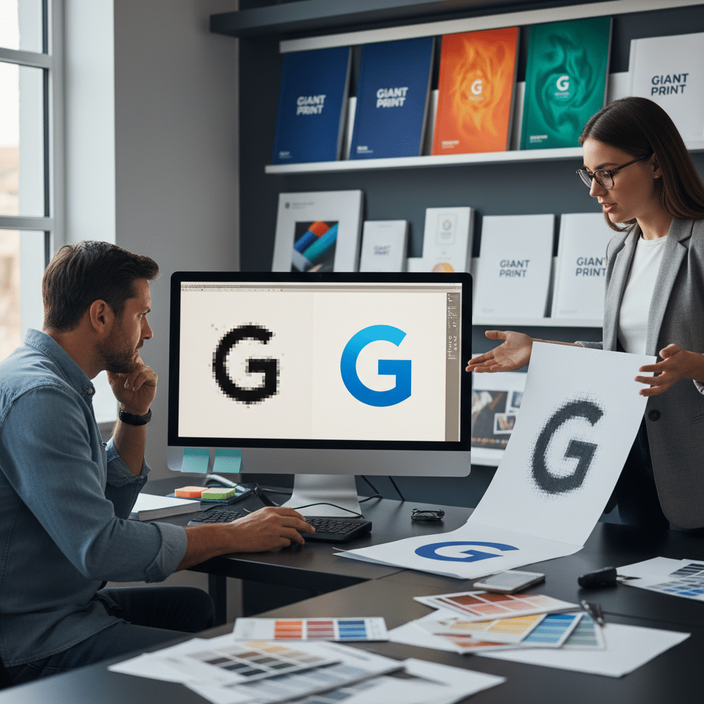 ส่งไฟล์พิมพ์แล้วภาพแตก? รู้จัก Vector vs Raster จบปัญหานี้ - vector-vs-raster-print-file-guide