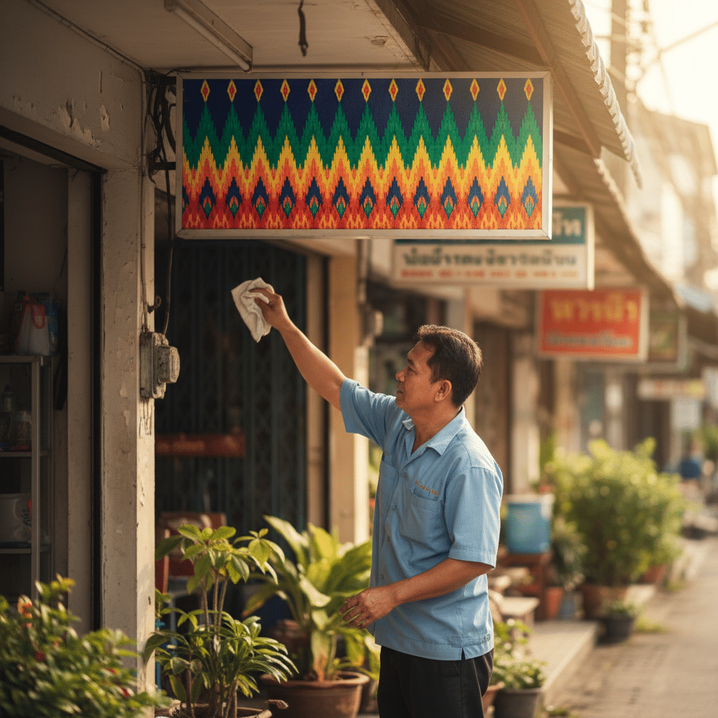 ป้ายไวนิลทนแดดฝน ยืดอายุใช้งานด้วย 5 วิธีดูแลฉบับ SME - vinyl-banner-care-tips-sme