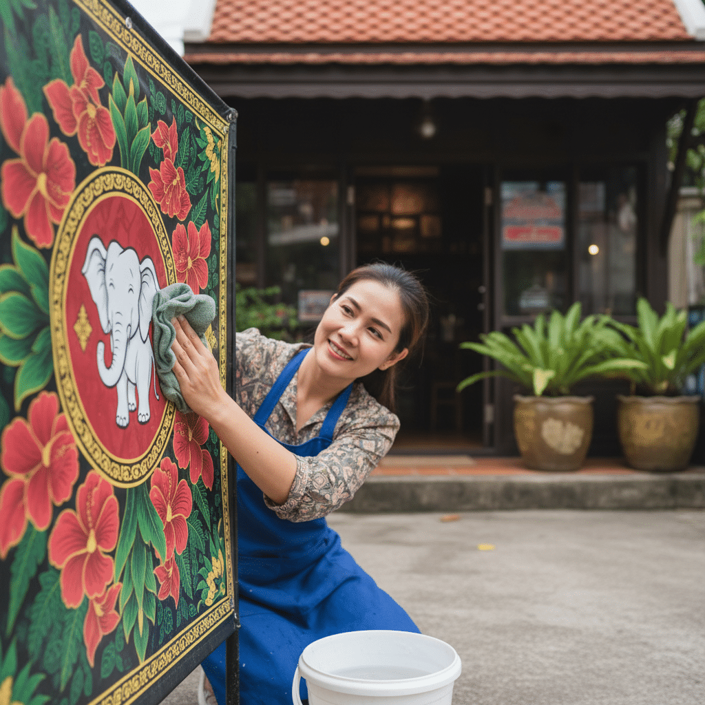 ยืดอายุ 'ป้ายไวนิล' 3 เท่า! เทคนิคดูแลฉบับ SME - vinyl-banner-care-tips-thailand