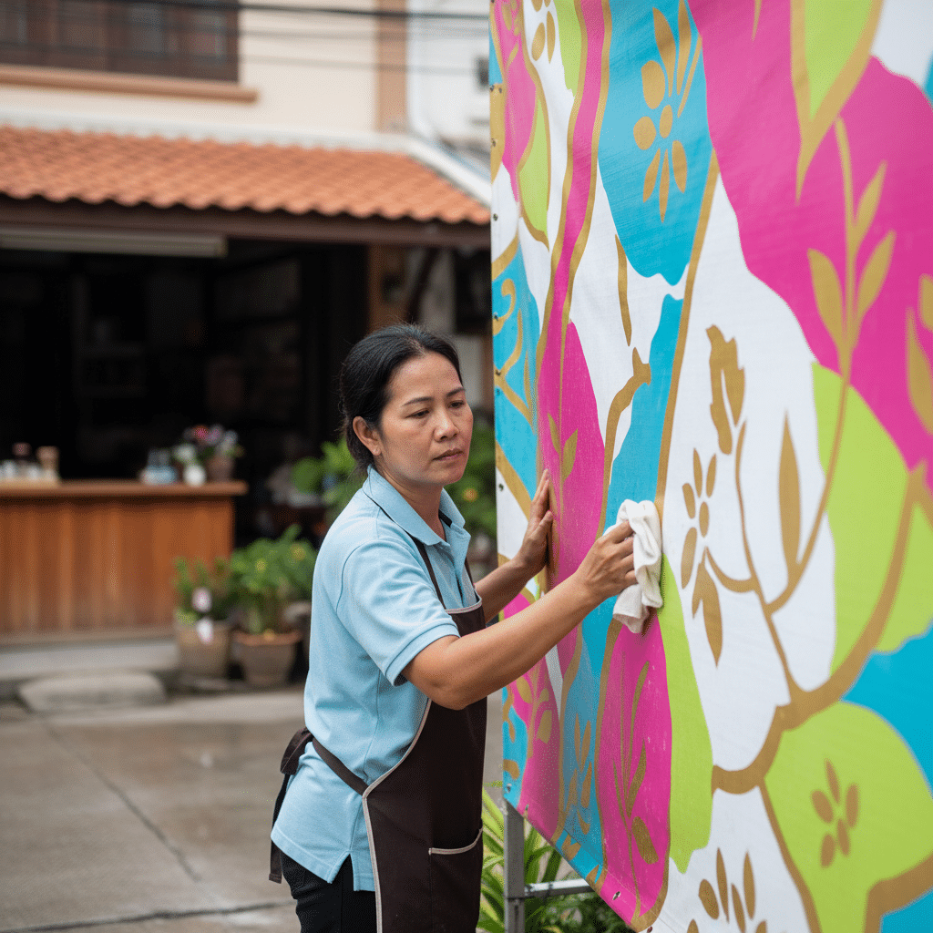 ยืดอายุ 'ป้ายไวนิล' สู้แดดฝนเมืองไทย 5 ทริคง่ายๆ - vinyl-banner-care-tips-thailand