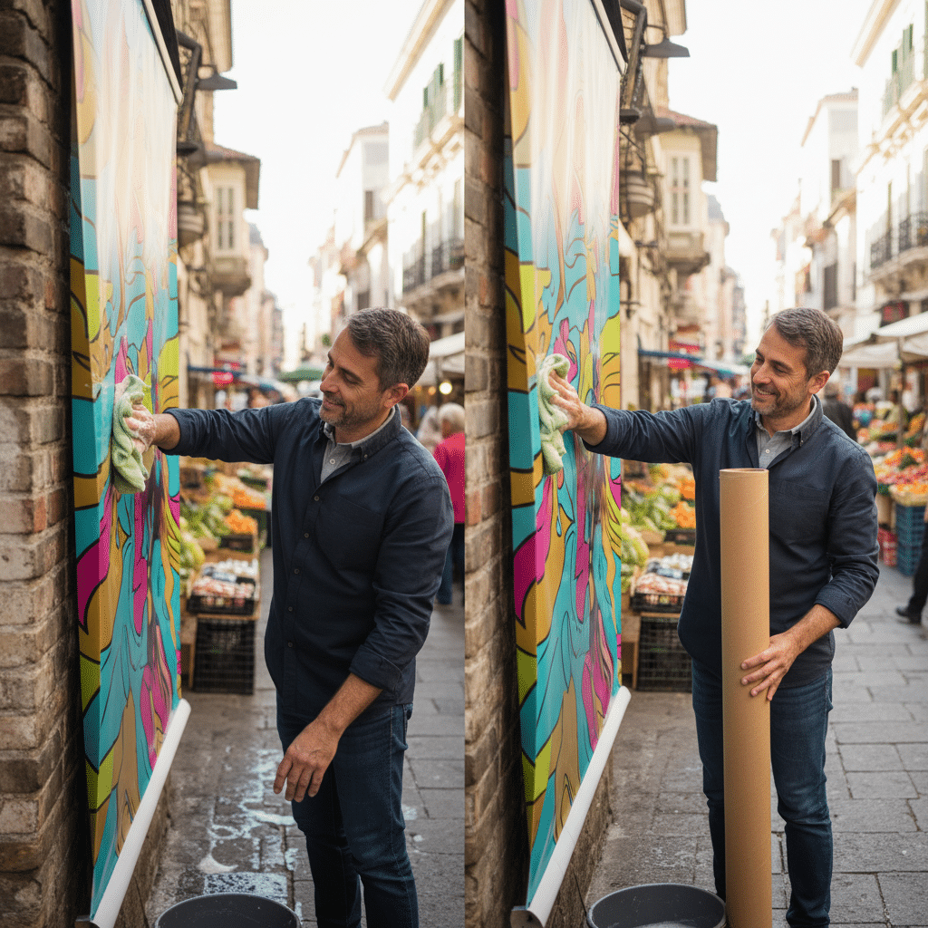 ยืดอายุ 'ป้ายไวนิล' 3 วิธีดูแลให้สีสด ทนแดดทนฝน - vinyl-banner-care-tips-thailand