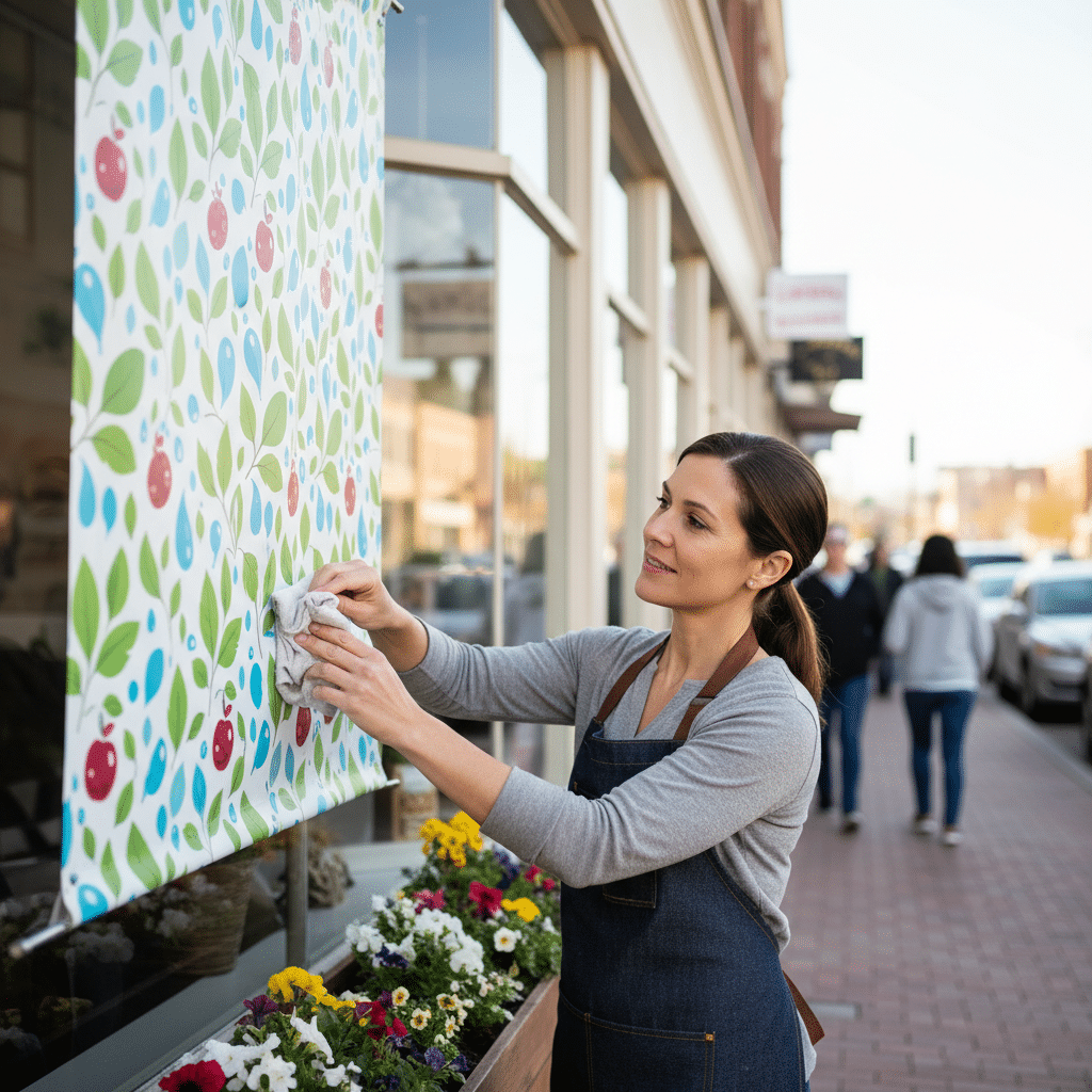 ป้ายไวนิลซีดเร็ว? 5 วิธีดูแลให้สีสด ทนแดดทนฝน - vinyl-banner-maintenance-tips