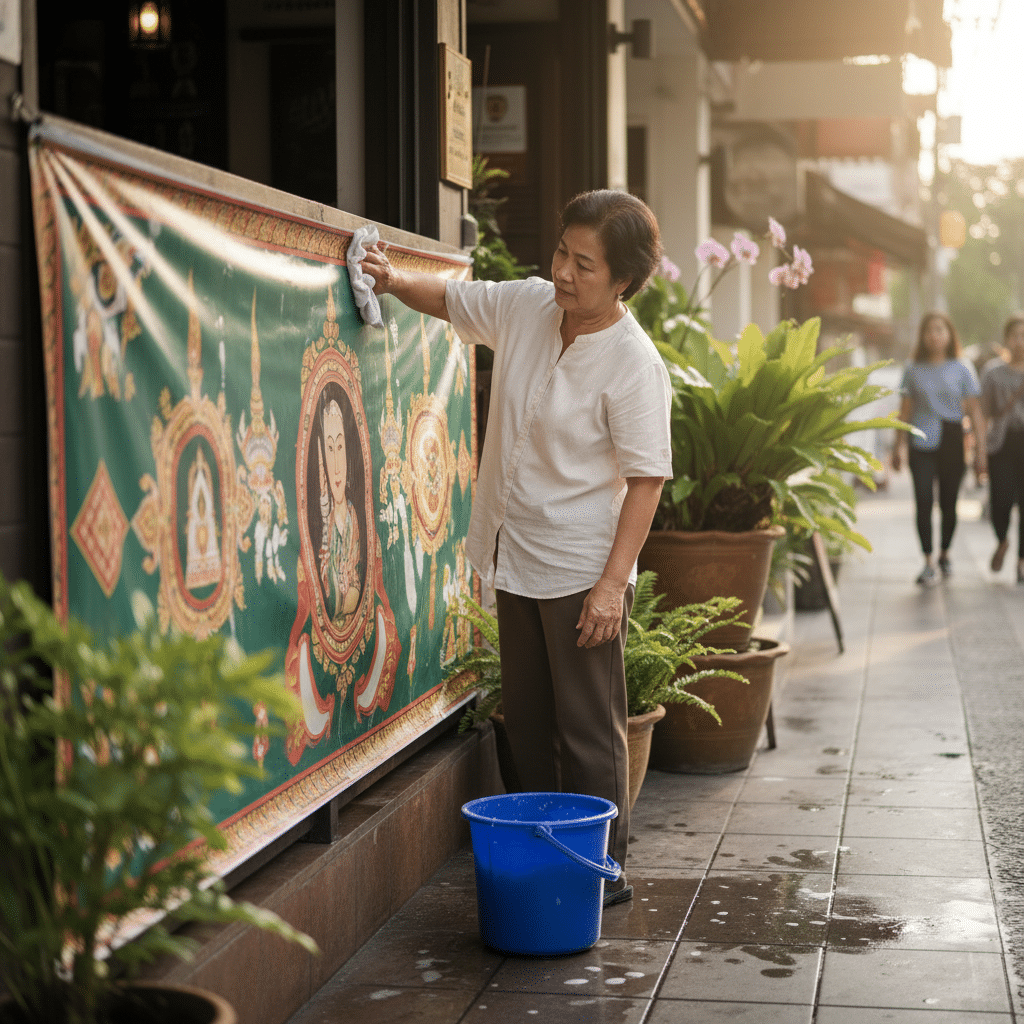 ยืดอายุ ‘ป้ายไวนิล’ 5 วิธีดูแลที่เจ้าของร้านต้องรู้ - vinyl-sign-care-tips-sme