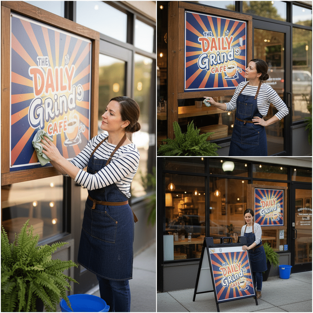 ยืดอายุ 'ป้ายไวนิล' 3 วิธีดูแลให้สีสด ทนแดด ทนฝน - vinyl-sign-maintenance-tips