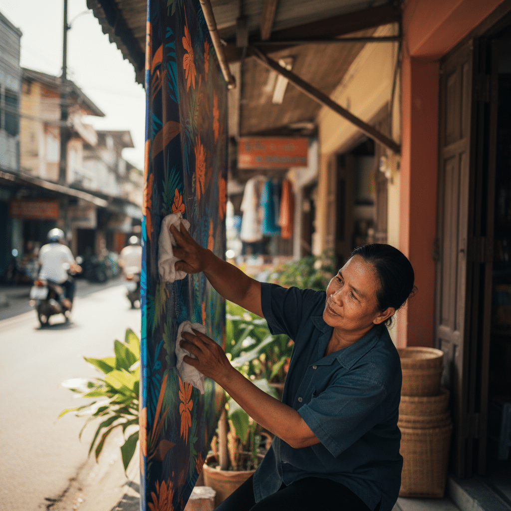 ยืดอายุ 'ป้ายไวนิล' ทนแดดทนฝนเมืองไทย ทำยังไง? - vinyl-signage-care-thailand-weather