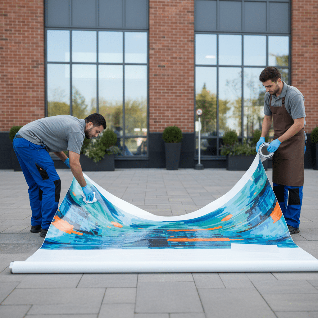 ยืดอายุ 'ป้ายไวนิล' 5 วิธีดูแลให้สีสด ทนแดดทนฝน - vinyl-signage-care-tips