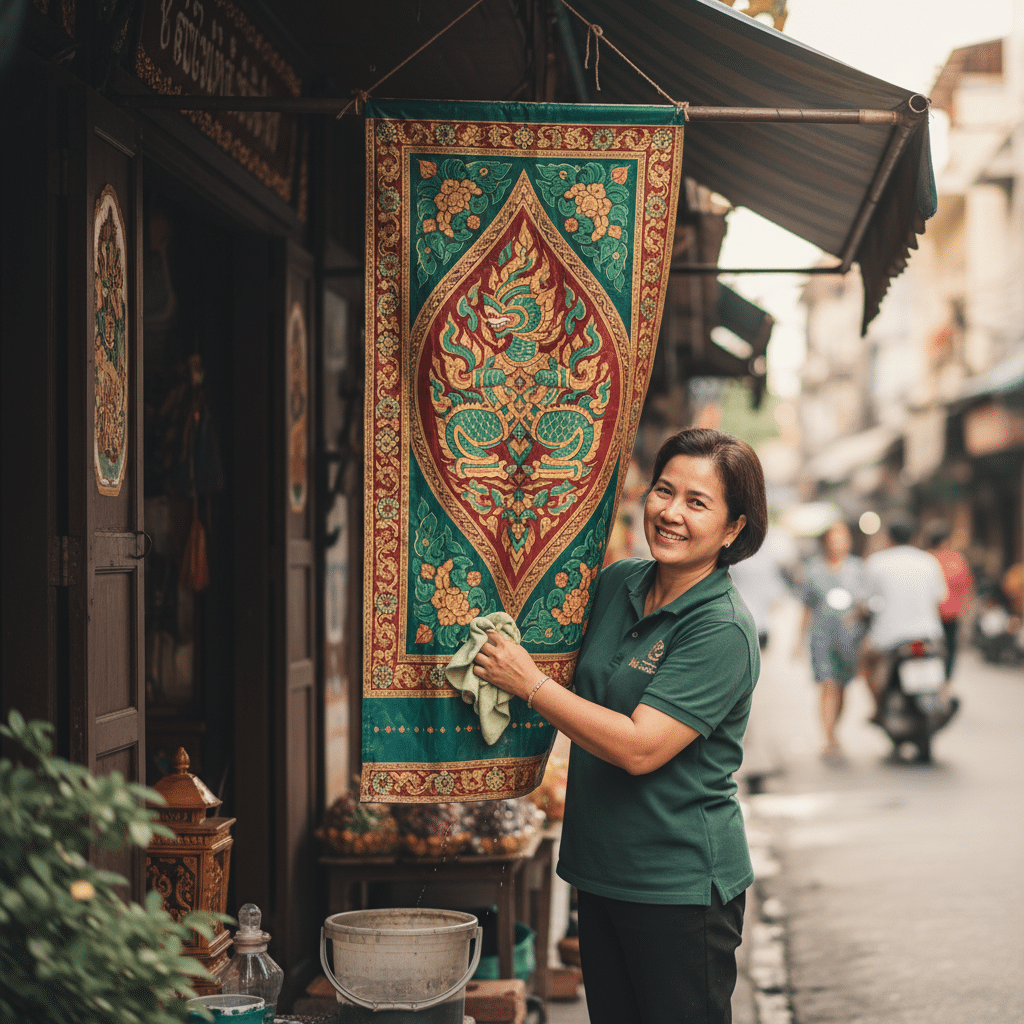 ยืดอายุ 'ป้ายไวนิล' 5 วิธีดูแลให้สีสด ทนแดดทนฝน - vinyl-signage-care-tips