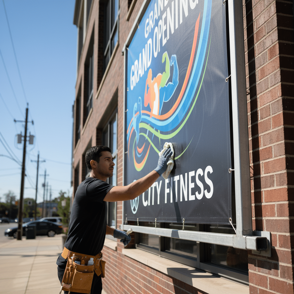 ดูแลป้ายไวนิลอย่างไร? 5 วิธีง่ายๆ ยืดอายุสีให้สดใหม่ - vinyl-signage-care-tips-extend-life