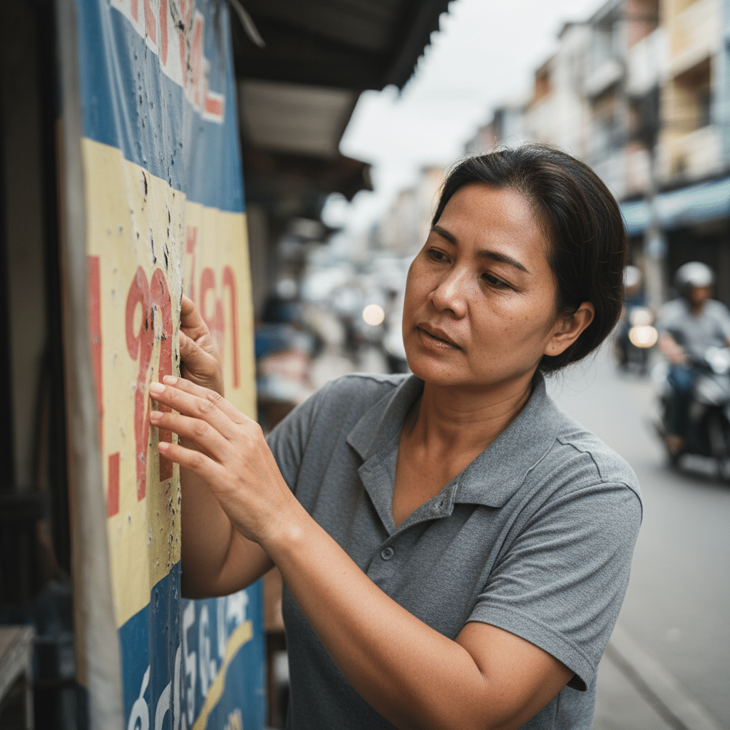ยืดอายุ 'ป้ายไวนิล' สู้แดดฝน: 5 ทริคง่ายๆ ร้านค้าต้องรู้ - vinyl-signage-care-tips-thailand