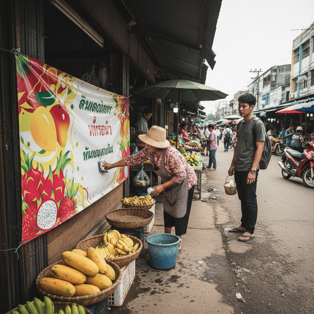 ป้ายไวนิลเก่าเร็ว? 5 ทริคยืดอายุสีสด ไม่ซีดจางง่าย - vinyl-signage-care-tips-thailand