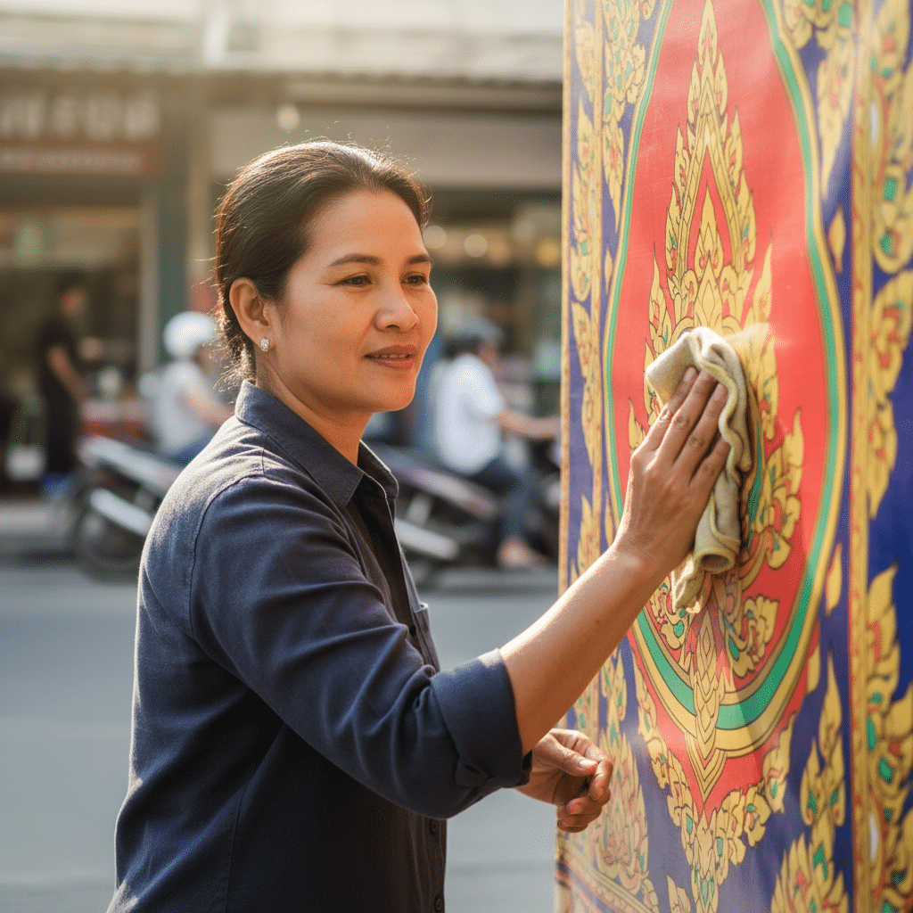 ยืดอายุ 'ป้ายไวนิล' ทนแดดทนฝน ด้วย 5 วิธีดูแลสุดง่าย - vinyl-signage-care-tips-thailand