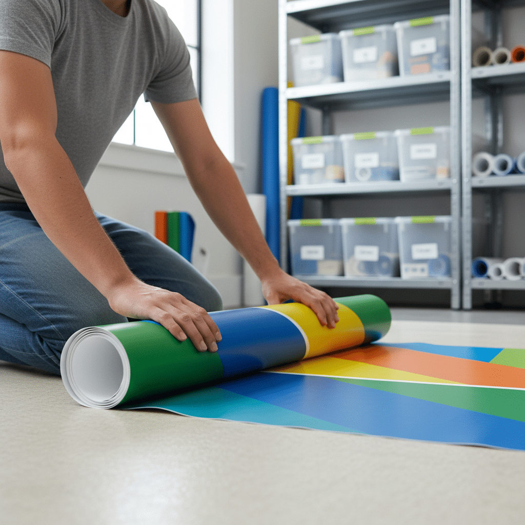 ยืดอายุงานพิมพ์! เทคนิคเก็บป้ายไวนิล-สติ๊กเกอร์ให้สีสดทนทาน - vinyl-sticker-maintenance-care-tips