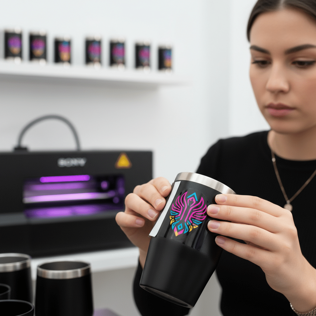 พิมพ์ UV DTF คืออะไร? เทรนด์ใหม่สติ๊กเกอร์ติดแบรนด์ SME - what-is-uv-dtf-printing-tech