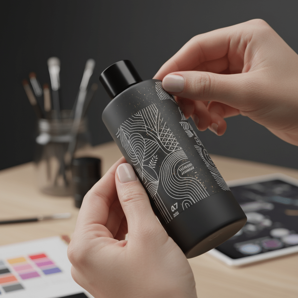 พิมพ์หมึกขาว: เทคนิคลับอัปเกรดฉลาก-สติ๊กเกอร์สีเข้ม - white-ink-printing-dark-label