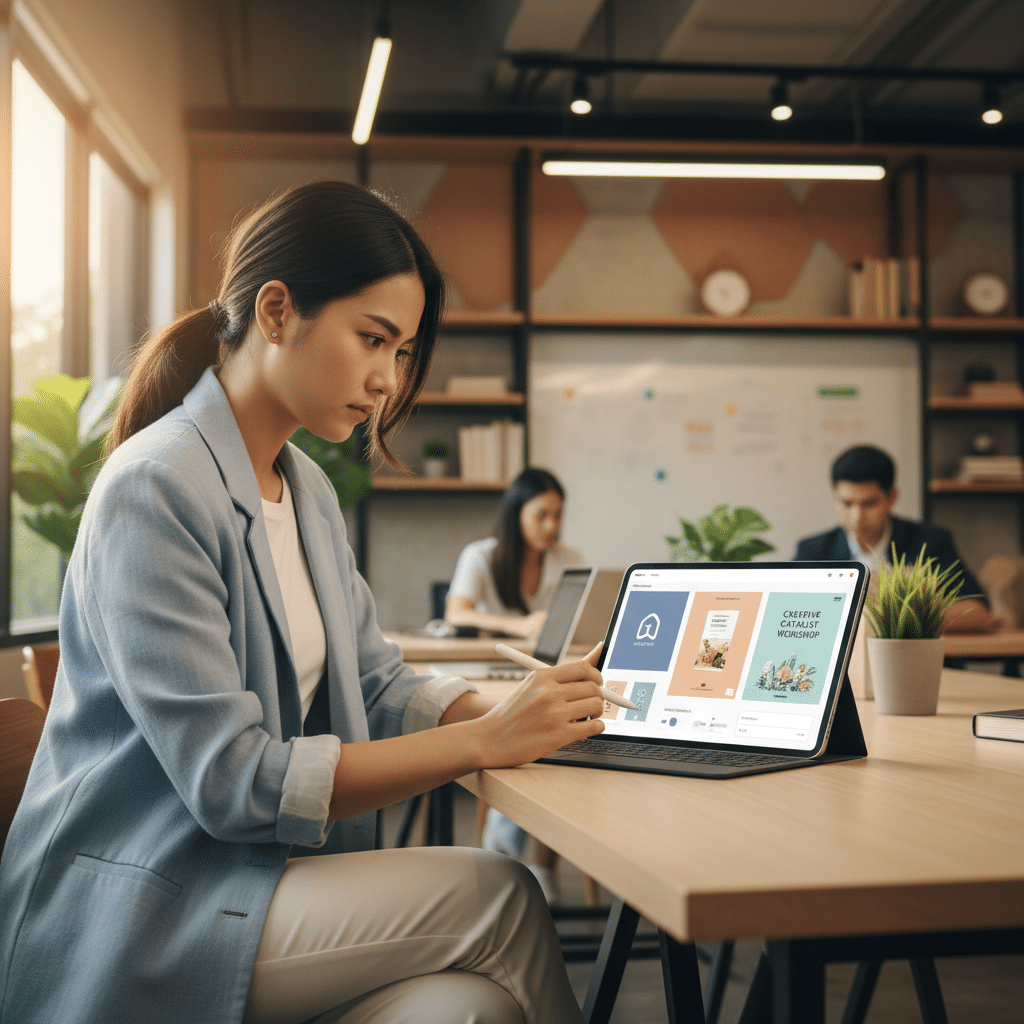 AI ช่วยออกแบบ: เทรนด์ SME สร้างสื่อสิ่งพิมพ์ไม่ง้อกราฟิก - ai-design-trend-sme-print