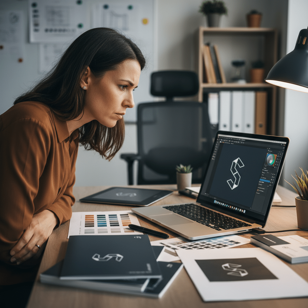 AI ช่วยออกแบบโลโก้: SME ต้องเช็คอะไรก่อนพิมพ์? - ai-logo-design-sme-printing