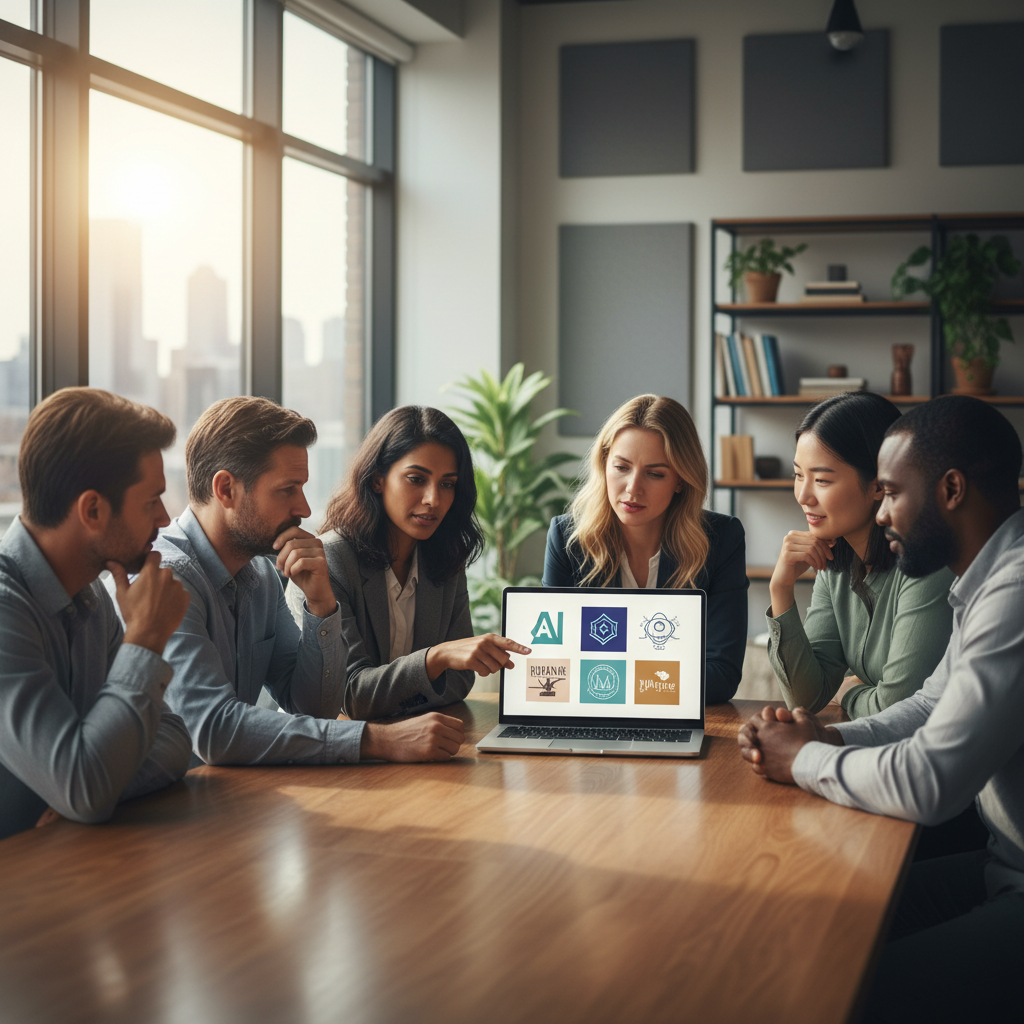 AI ออกแบบโลโก้ฟรี: ดีจริงหรือแค่กระแสสำหรับ SME? - ai-logo-design-vs-professional-sme