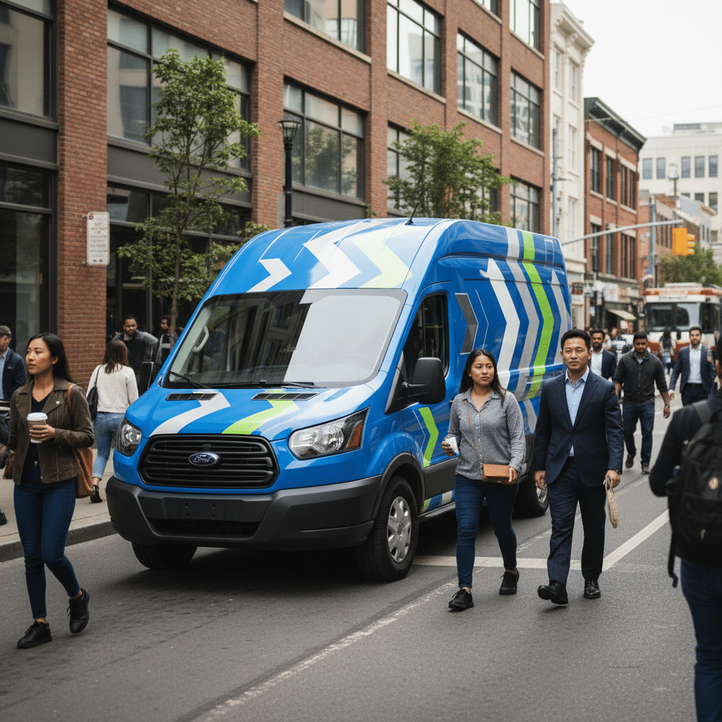 เปลี่ยนรถส่งของเป็นป้ายวิ่งได้! เจาะลึก 'Car Wrap' ลงทุนครั้งเดียว โฆษณาฟรี 3 ปี คุ้มกว่ายิงแอด? - car-wrap-sticker-branding-benefits-sme