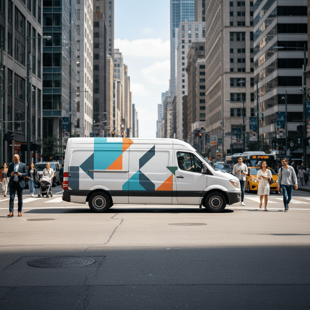 รถส่งของว่างอยู่ทำไม? เปลี่ยนเป็น 'ป้ายโฆษณาเคลื่อนที่' (Car Wrap) ลงทุนครั้งเดียวโปรโมทได้ทั่วเมือง - car-wrap-vehicle-branding-marketing-sme