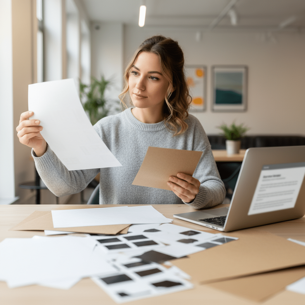 เลือกกระดาษให้ปัง! คู่มือวัสดุพิมพ์สำหรับ SME - choosing-paper-type-sme-guide