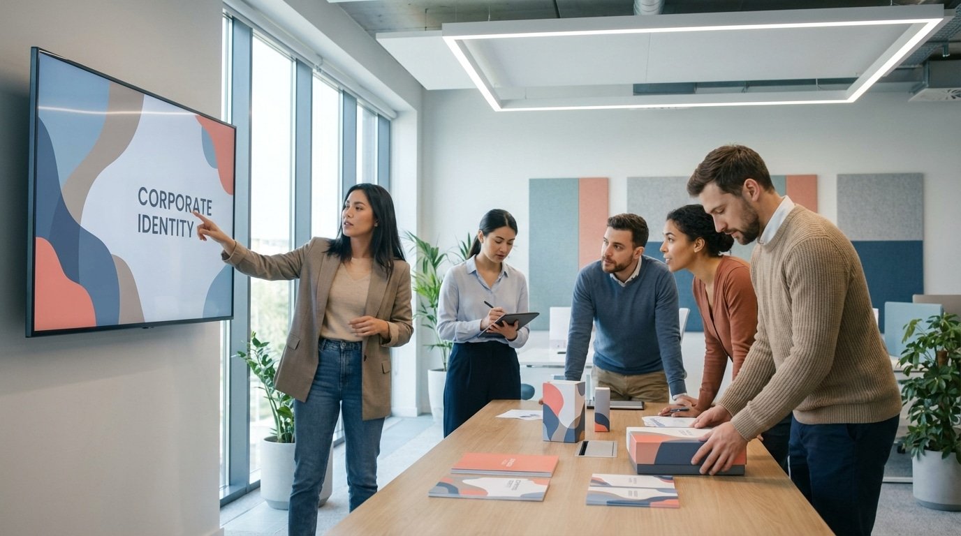 แค่โลโก้ไม่พอ! เทรนด์ CI Design 2026 สร้างแบรนด์ให้คนจำแม่น - ci-design-branding-trends-identity-2026