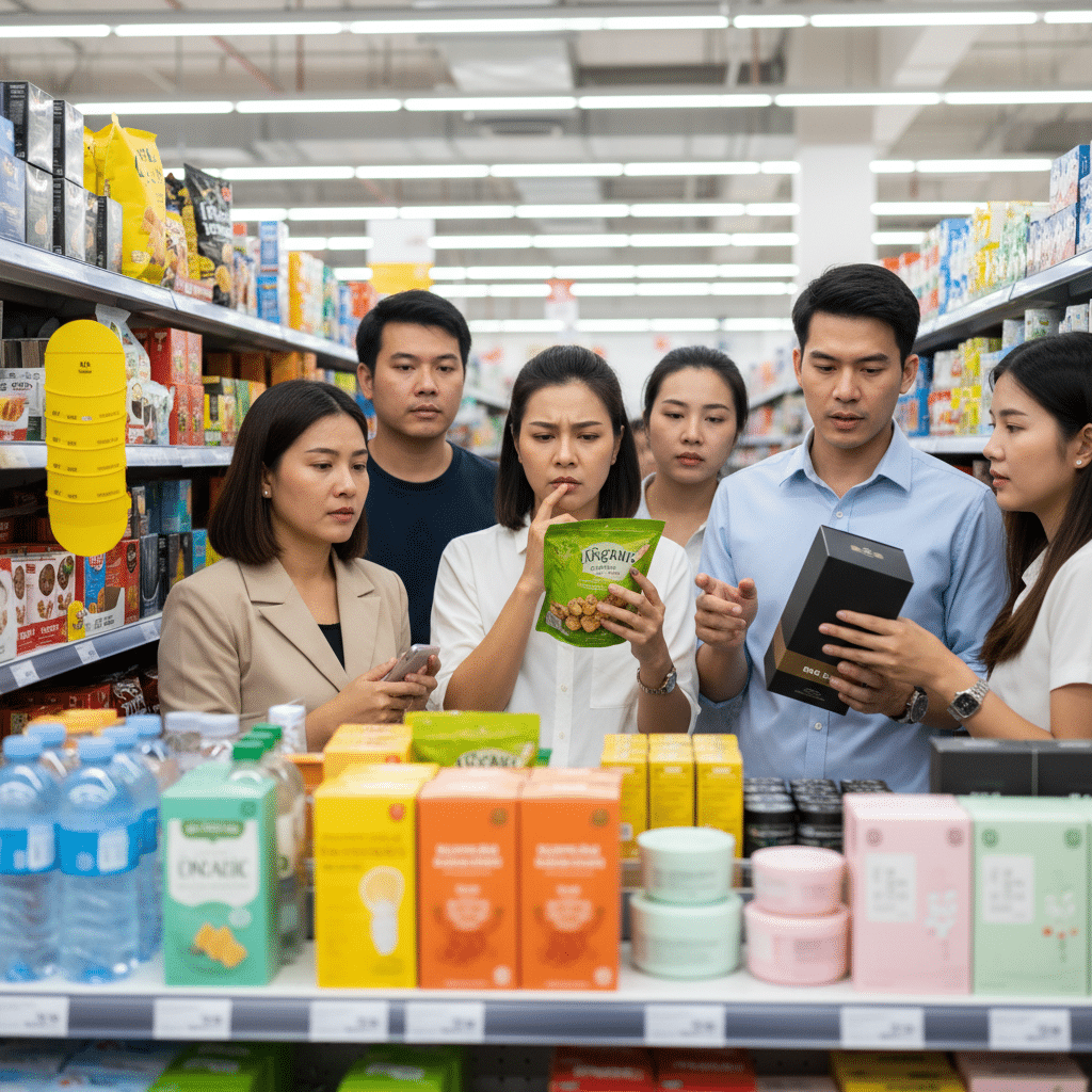 จิตวิทยาสีบนฉลากสินค้า เลือกสีอย่างไรให้ลูกค้าซื้อ - color-psychology-product-label-design