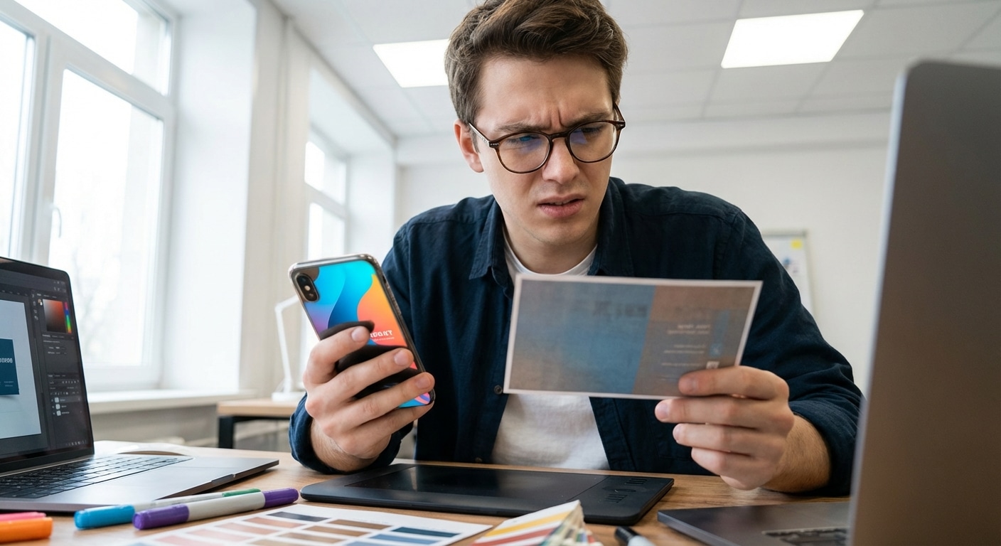 ออกแบบในมือถือ...ระวังตกม้าตาย! 5 จุดพลาดที่ทำให้ 'งานพิมพ์สีเพี้ยน-ภาพแตก' ฉบับมือใหม่ 2026 - common-printing-file-mistakes-cmyk-rgb-2026