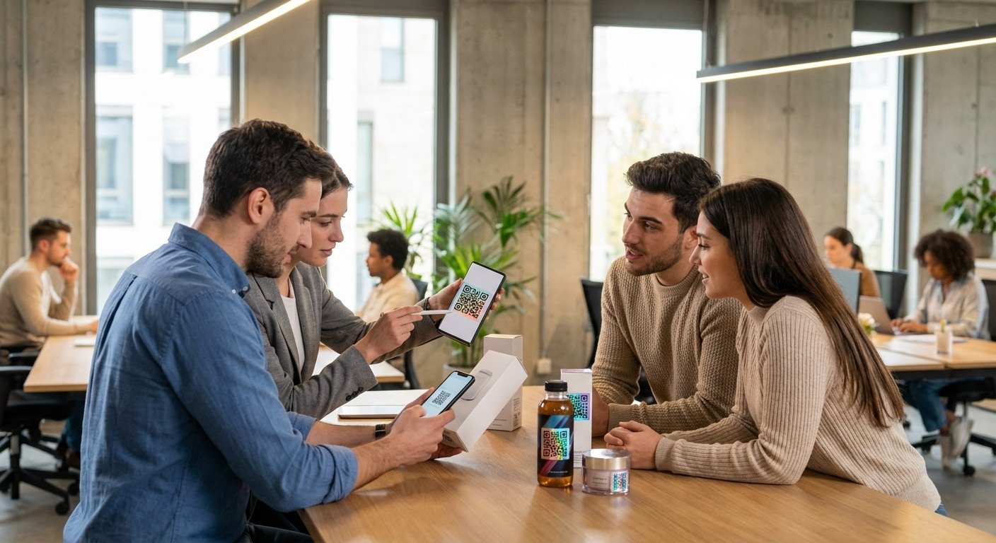 ฉลากพูดได้! เจาะเทรนด์ 'Connected Packaging' 2026 สติ๊กเกอร์ QR Code เปลี่ยนสินค้าธรรมดาให้โลกจำ - connected-packaging-qr-code-sticker-trend-2026