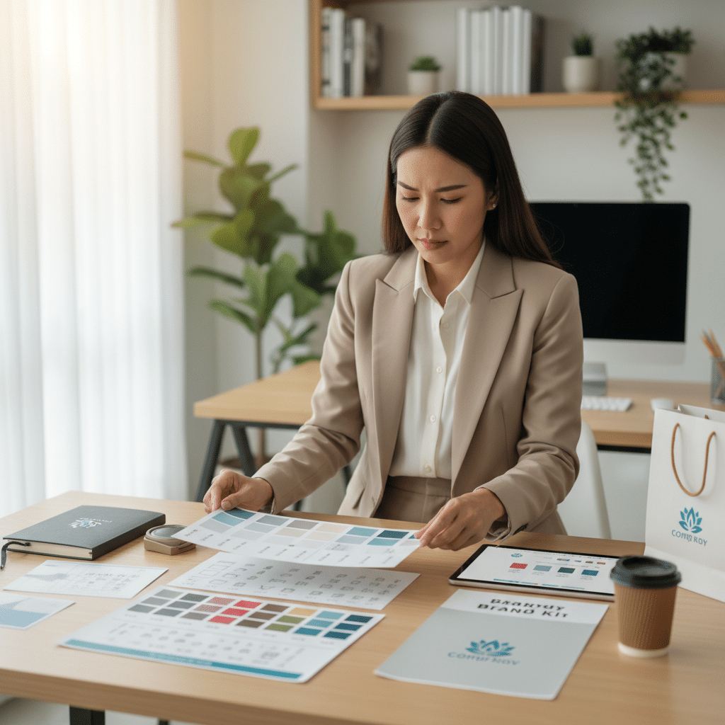 สร้าง Brand Kit: คัมภีร์คุมโทนแบรนด์ SME ให้เป๊ะทุกสื่อ - create-brand-kit-sme-guide